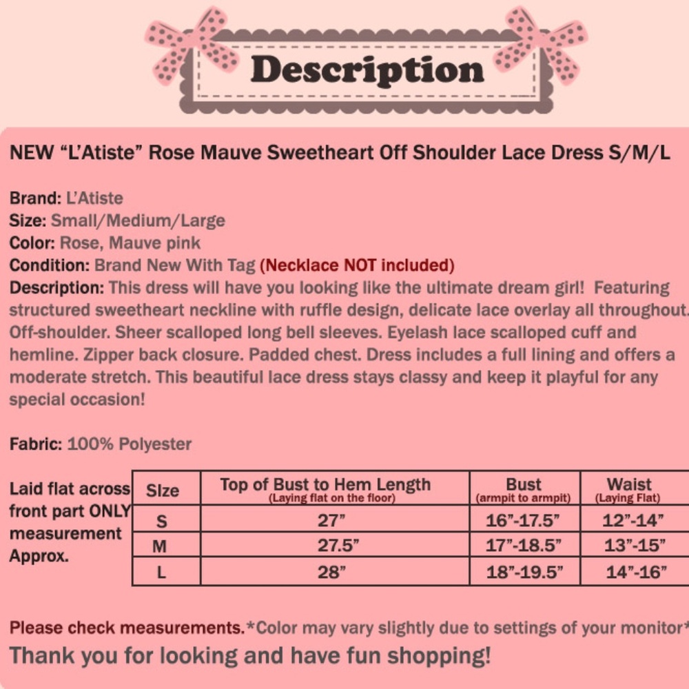 Last☝️Pink Ruffle Off Shoulder Lace Cocktail Dress - Picture 8 of 8